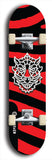 Skateboard deck: Limited edition, North American maple skateboard deck designed by underground artist BellyRash -- available in widths 7.5 to 8.5 inches in both mellow concave and steep concave shapes. Artwork: WARTHOG brand popsicle-shaped skateboard deck with WARTHOG logo broken into multiple colors and shades