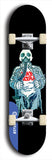 Vinyl Altar Record Shop: Blue Logo Skateboard Deck